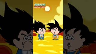 Dragon Ball da Zoeira - Pedra papel ou tesoura? (Animação)#comedia #humor #goku #vegeta #shorts