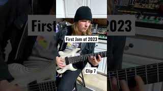 First Jam of 2023 clip 7 | #shorts #guitar #guitarist #guitarsolo #beats #beat