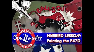 P47D Thunderbolt Warbird Paint Project: The Texas Toast/Mike Learn Collaboration Spazzmaster