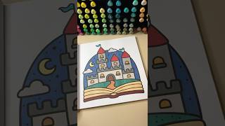 My coloring vault | Fairytale castle 🏰📚