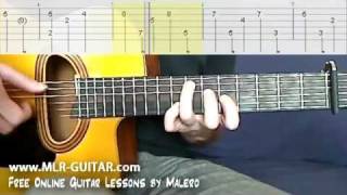 Tab "Shape Of My Heart" - MLR-Guitar Lessons