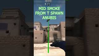 Anubs mid from T spawn #shorts #csgo #anubis #csgoclips