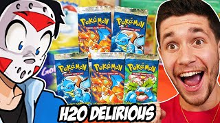 OPENING 5 POKEMON BASE SET BOOSTER PACKS FOR @H2ODelirious - BOX BREAK PART 4