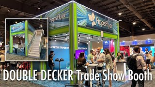 Tradeshow DOUBLE DECKER BOOTH at Mobile Apps Unlocked 2022 at MGM Grand in Las Vegas