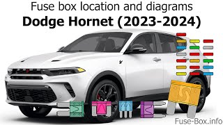 Fuse box location and diagrams: Dodge Hornet (2023-2024)