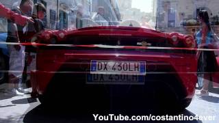 Ferrari 430 Scuderia 16M exhaust sound - Strat up Rev Flay bys acceleretion