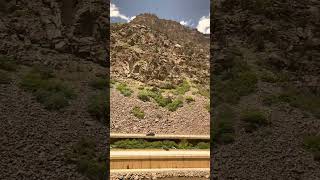 Battered Grizzly Creek Canyon from the California Zephyr