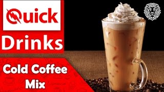 كيفية عمل كوفي ميكس بارد في 2 دقيقة -How to make Cold Coffee Mix in 2minutes