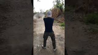 SGO KAI WITH 2 TWIN GLOCK 19 3RD GEN W EXTENDOS AT HENRYS OUTDOOR SHOOTING RANGE #Shorts