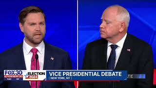 Tim Walz and JD Vance go in-depth in the 2024 Vice Presidential Debate | Action News Jax