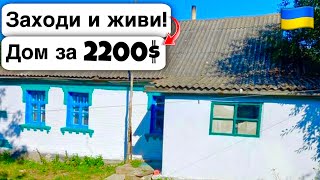 🇺🇦 Заходи и живи! Дом в селе за 2200$ Продажа недвижимости за копейки! Всё есть Уютное тихое село!