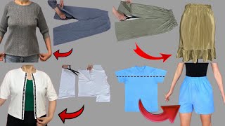 ✅💥 How to turn old clothes into stunning new clothes ! | passionate DIY fashion makeover  ✂️🧵