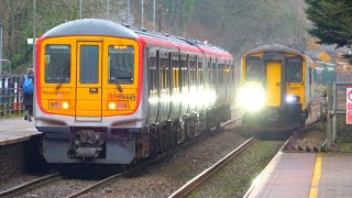 Trains at Llanbradach - 17/02/23