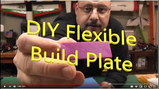 DIY 3D Printer Flexible build plate hack