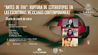 Charla de cierre de curso “Antes de Eva”.