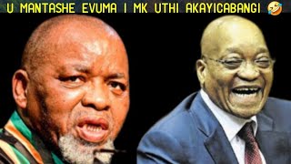 Akayiphuphi noma elele I MK uyivume emngcwabeni ngesibhaxu sevoti u Gwede Matashe no Zuma