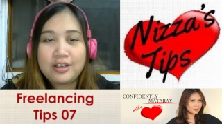 Freelancing Tips ni Nizza Video 07 | ♥ Nizza Mataray ♥