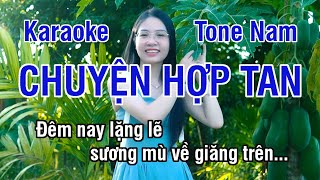 Chuyện Hợp Tan Karaoke ❖ Nhạc Sống Hay Tone Nam (Si Thứ) ► Karaoke Lê Thiết