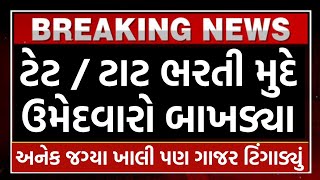 ટેટ/ટાટ ઉમેદવારો બાખડયા | tat | tet | BHARTI | teacher exam | TET/TAT Bharti 2024 | latest update