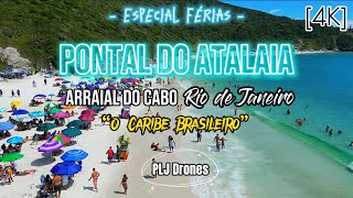 128 - 4K - Drone - Pontal do Atalaia - Arraial do Cabo - RJ #pontaldoatalaia #arraialdocabo #praia