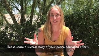 Erin Dunlevy, Peace Educator (USA)