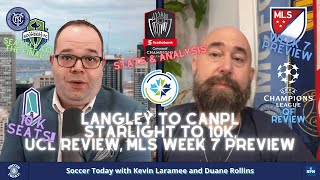 Champions League Review, CanPL Expansion, CCL Talk, , and MLS Week 7 Preview - STATS & ANALYSIS