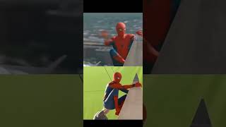 Spider Man shooting real Vs fake