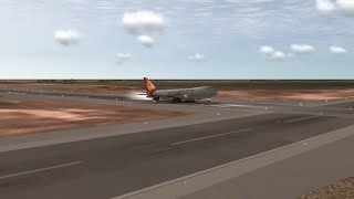 AIR INDIA B747 LANDING😍😍 AT JOHN F. KENNEDY INTL AIRPORT #rfs #rfsuniverse #shorts #aviation #JFK