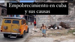 EL EMPOBRECIMIENTO ES EL MÉTODO DE EL GOBIERNO DE CUBA, análisis económico #cuba #economía