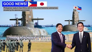 The Philippines was surprised by the arrival of 2 highly advanced submarines donated by Japan