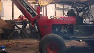 my 1980s mtd romping tractor part 4 first start!!!!!