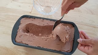 3 Ingredients Chocolate Ice Cream