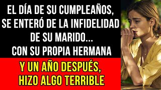 El día de su cumpleaños, se enteró de la infidelidad de su marido... Con su propia hermana...