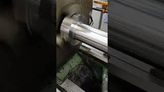 Cazeneuve HB725 machining a small shaft #asmr #machine #machinist #lathe #steel #chips #drejebænk