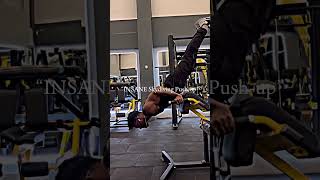 "INSANE"skydiving pushup#calisthenics #onearmhandstand#planche#shorts#@dronavarun#mr