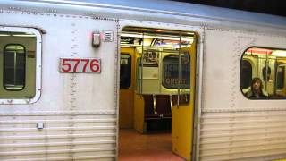 TTC - Hawker-Siddeley H5 train leaving Downsview station