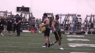 O-Line/DB Drills: WVU