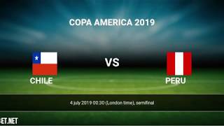 Chile Vs Peru   04/Jul  07:30 WIB  [Copa America 2019]