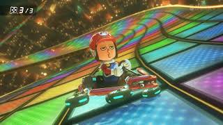 ORION'S PREFICT RUN ON (N64) RAINBOW ROAD! - MKTV