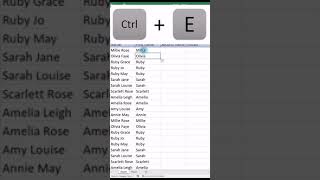 Auto fill using shortcuts in Excel #shorts #excel #autoFill #tips #tricks