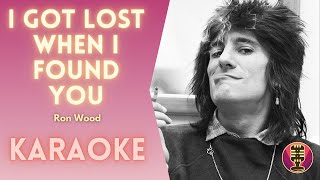 RON WOOD - I Got lost When I Found you (Karaoke)