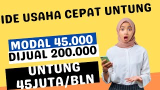 SAINGANNYA DIKIT!! IDE BISNIS MODAL KECIL UNTUNG BESAR | ide usaha di desa yang menjanjikan