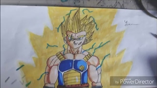 Drawing my own character |Senoy as a Super Saiyan 2 |Youness Art