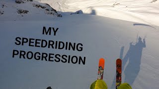 MY SPEEDRIDING PROGRESSION